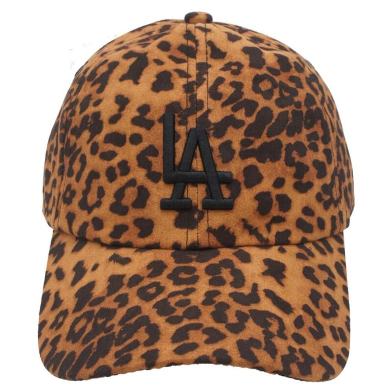 Gorra de moda con estampado de leopardo